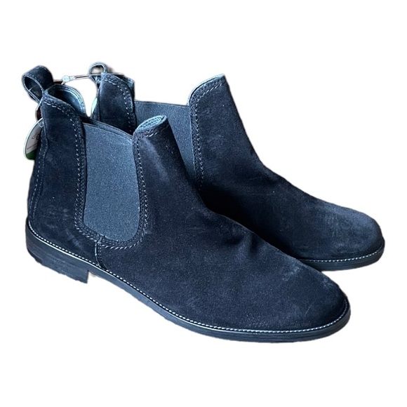 Paul Green Jax Chelsea Boot Suede Black 9.5 - Picture 2 of 8